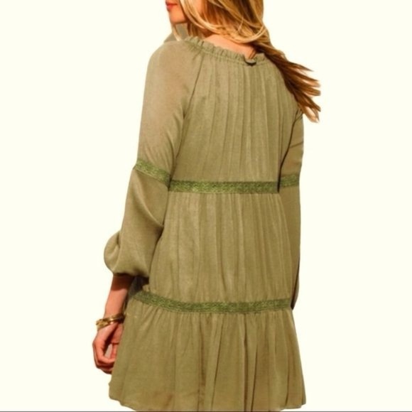 Anthropologie Sage The Label Tiered Dress - Picture 11 of 11